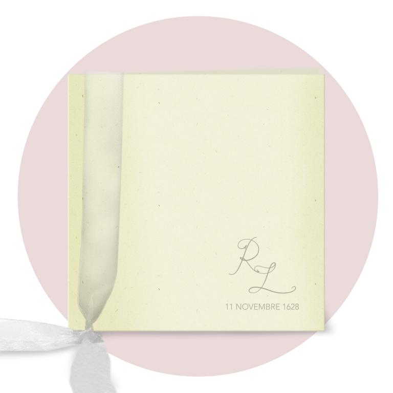 Immagine prodotto: Libretto messa formato quadrato, spillato in cartoncino pregiato tipo: FLORA ANICE